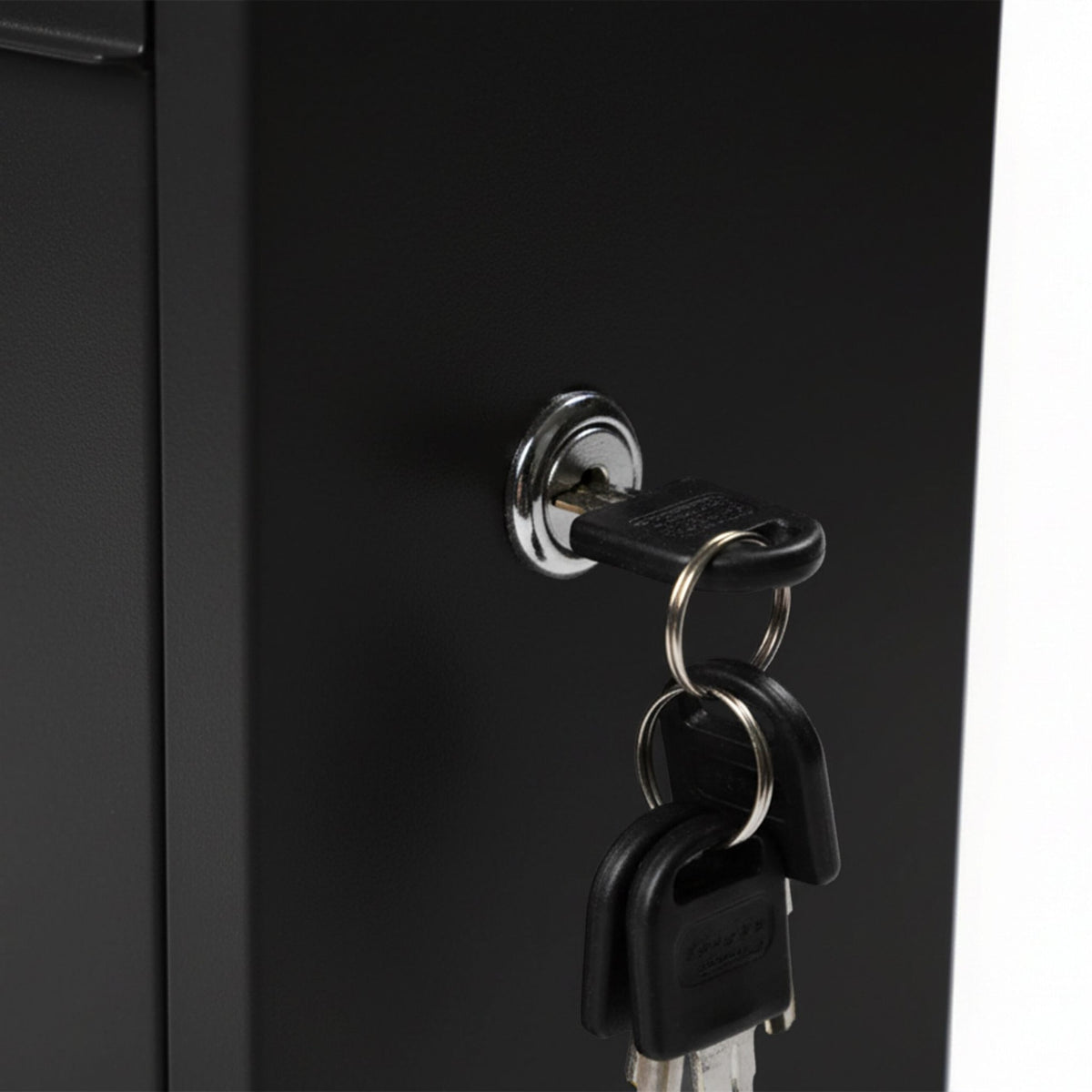 Metal Wall-Mounted Mailbox, Weatherproof, Lockable