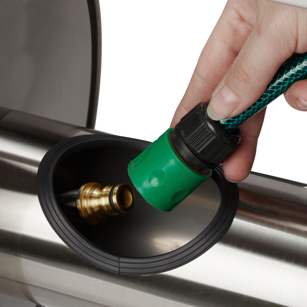 Metal hose reel