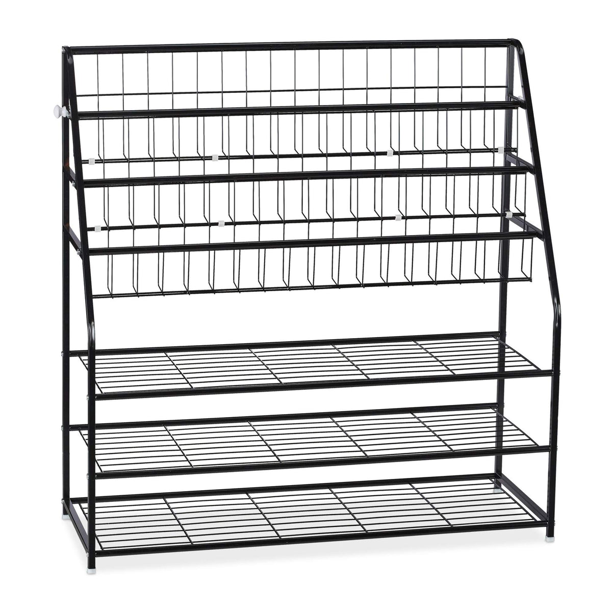 Metal magazine rack XL