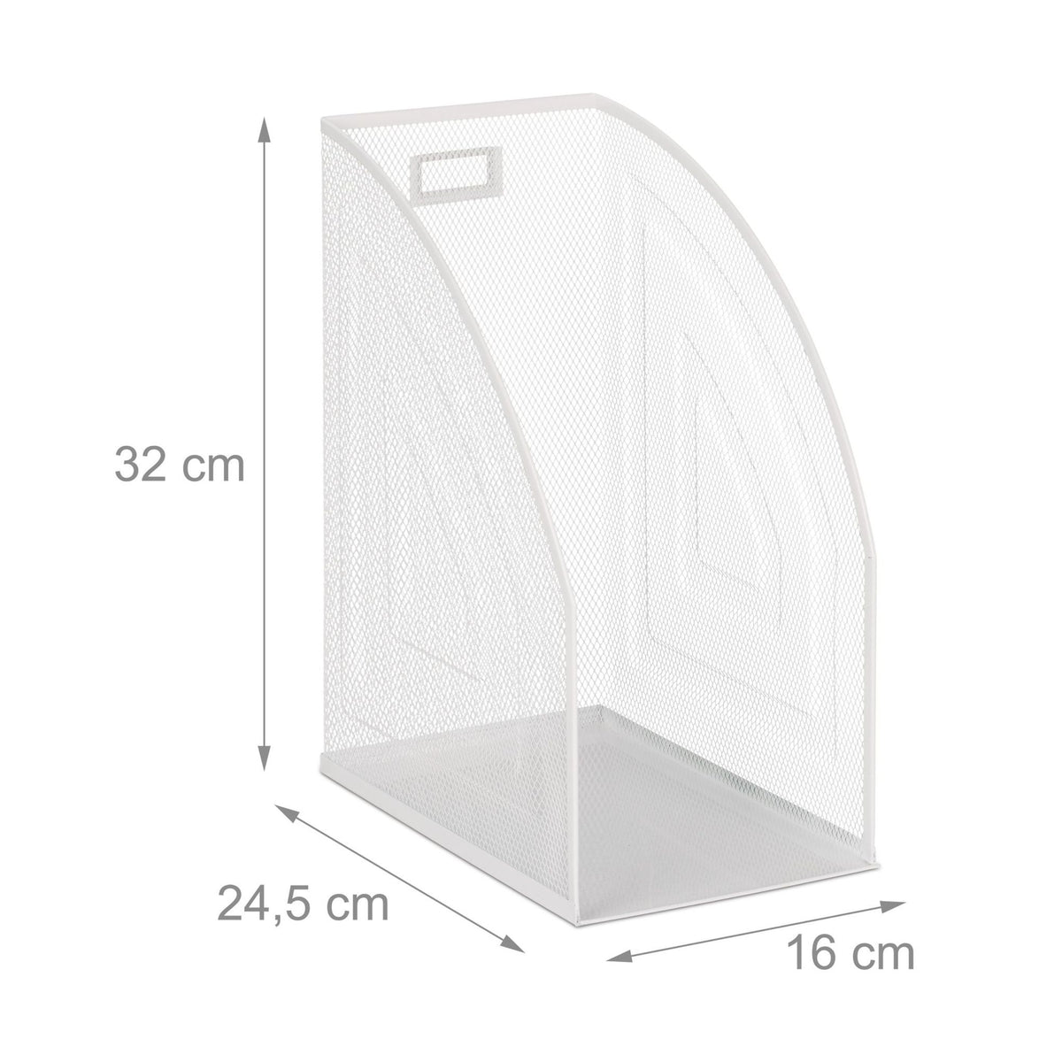 Metal magazine stand