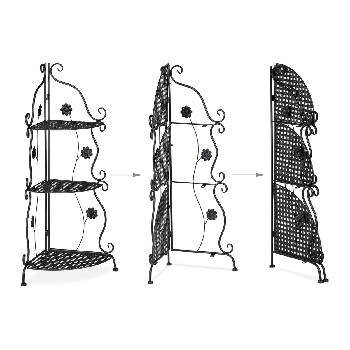 Metal plant stand