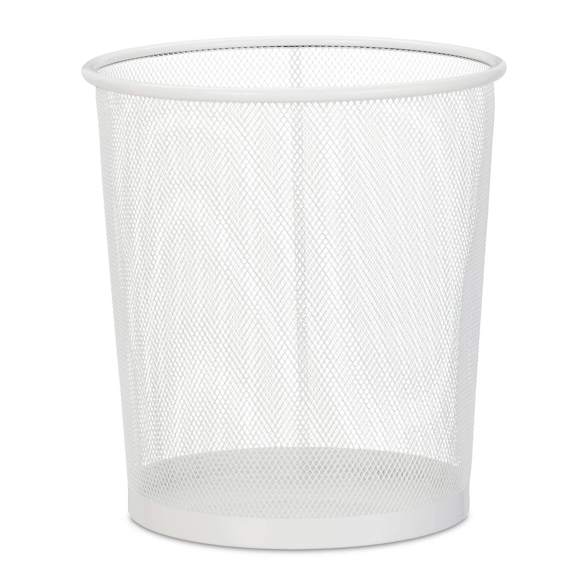 Metal wastebasket