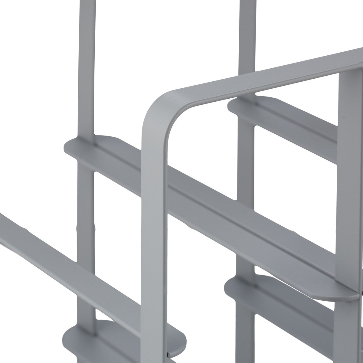 Metal wine rack for 9 bottles
