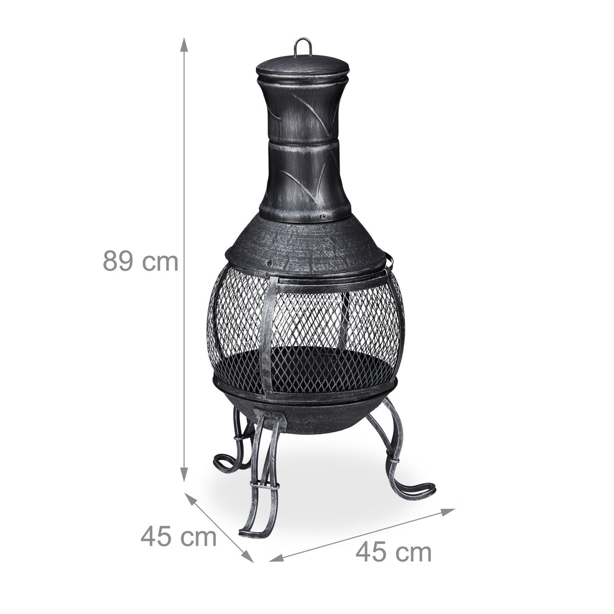 Mexican style outdoor fireplace