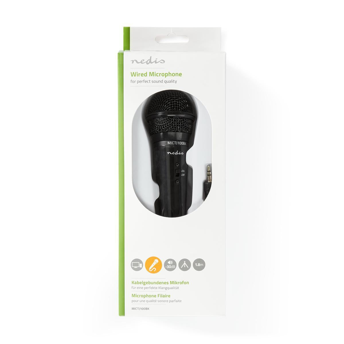 Microphone | Used for: Computer / Desktop / Smartphone / Tablet | Wire bound | 1x 3.5 mm