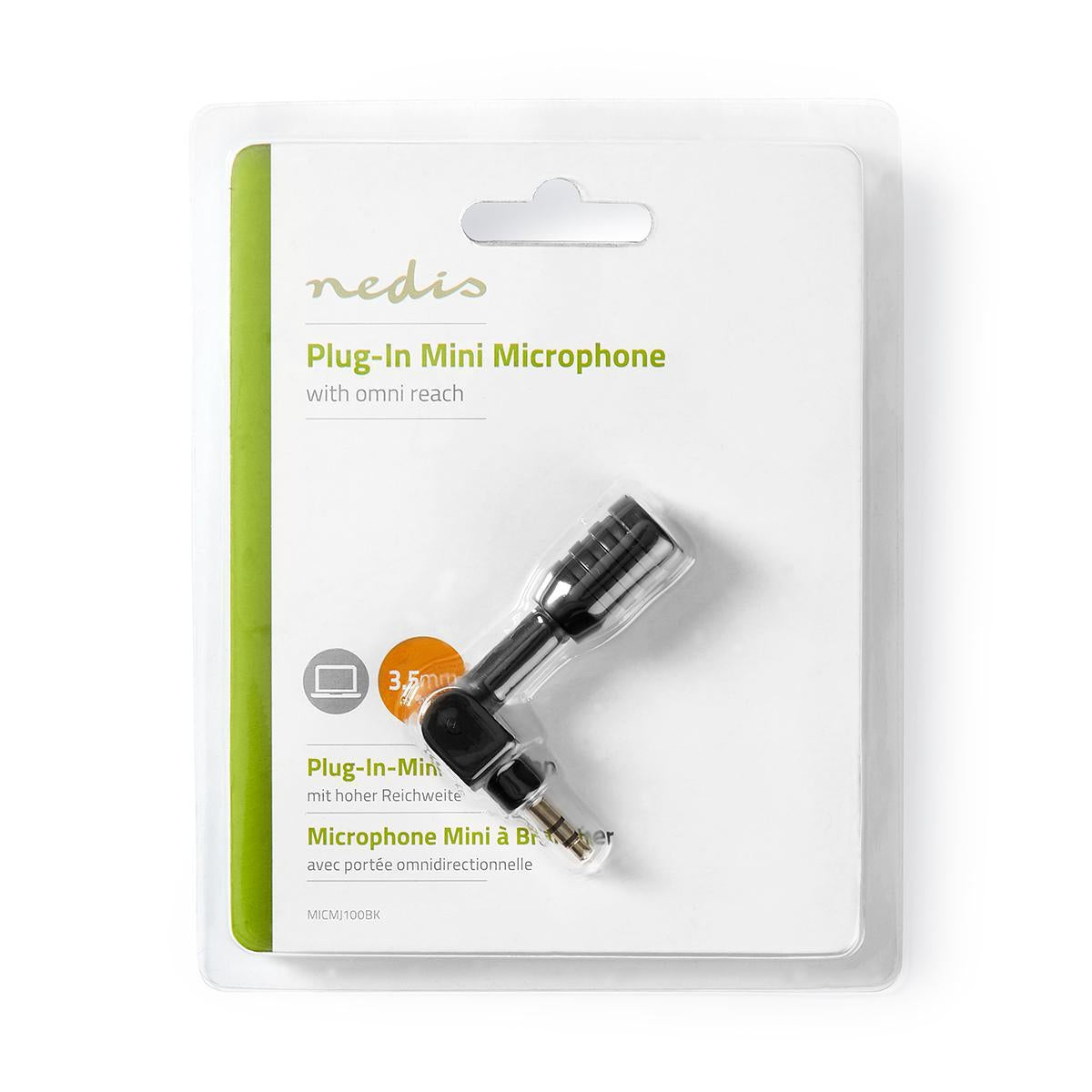 Microphone | Used for: Computer | Wire bound | 1x 3.5 mm