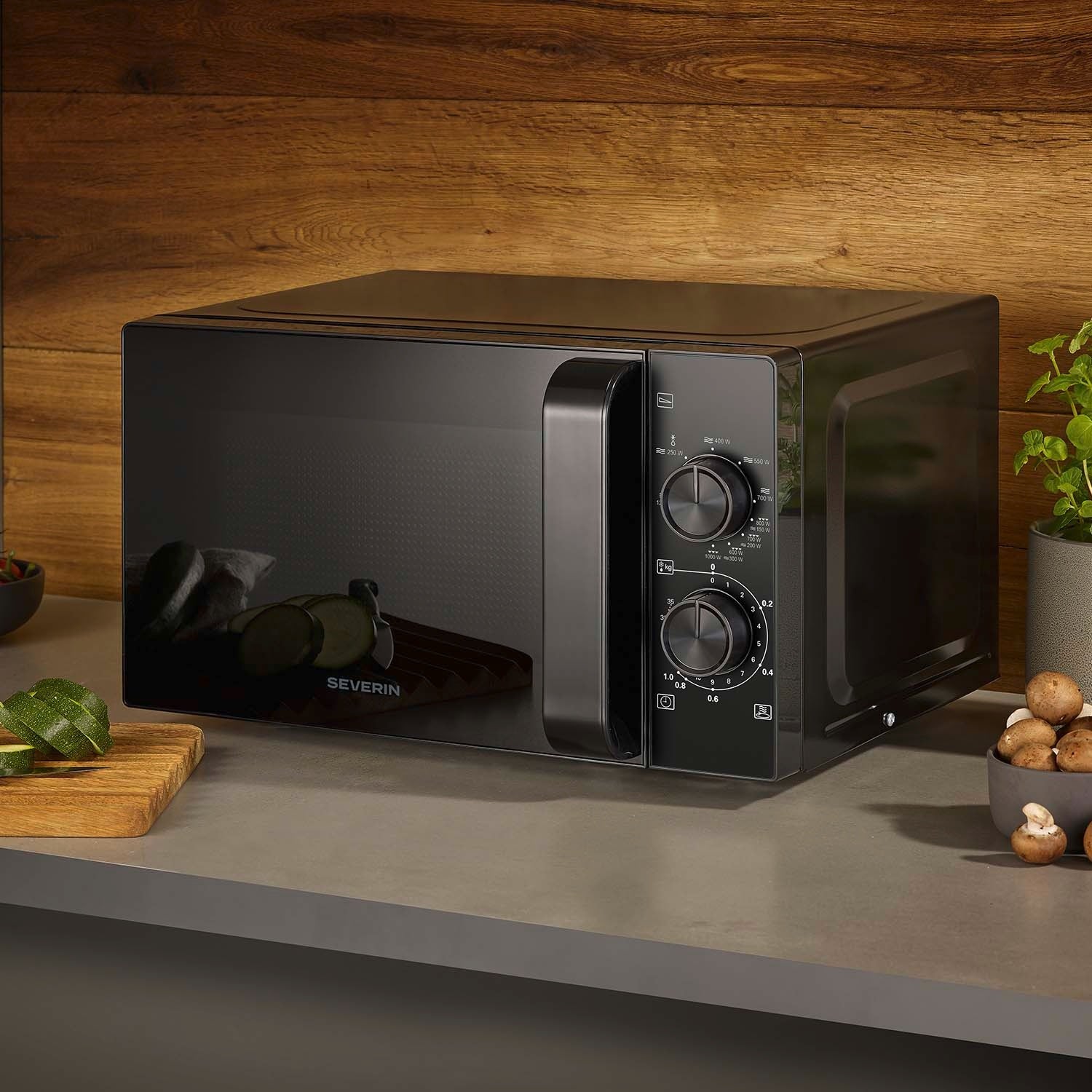 Microwave Oven with Grill, 20L, 1000W