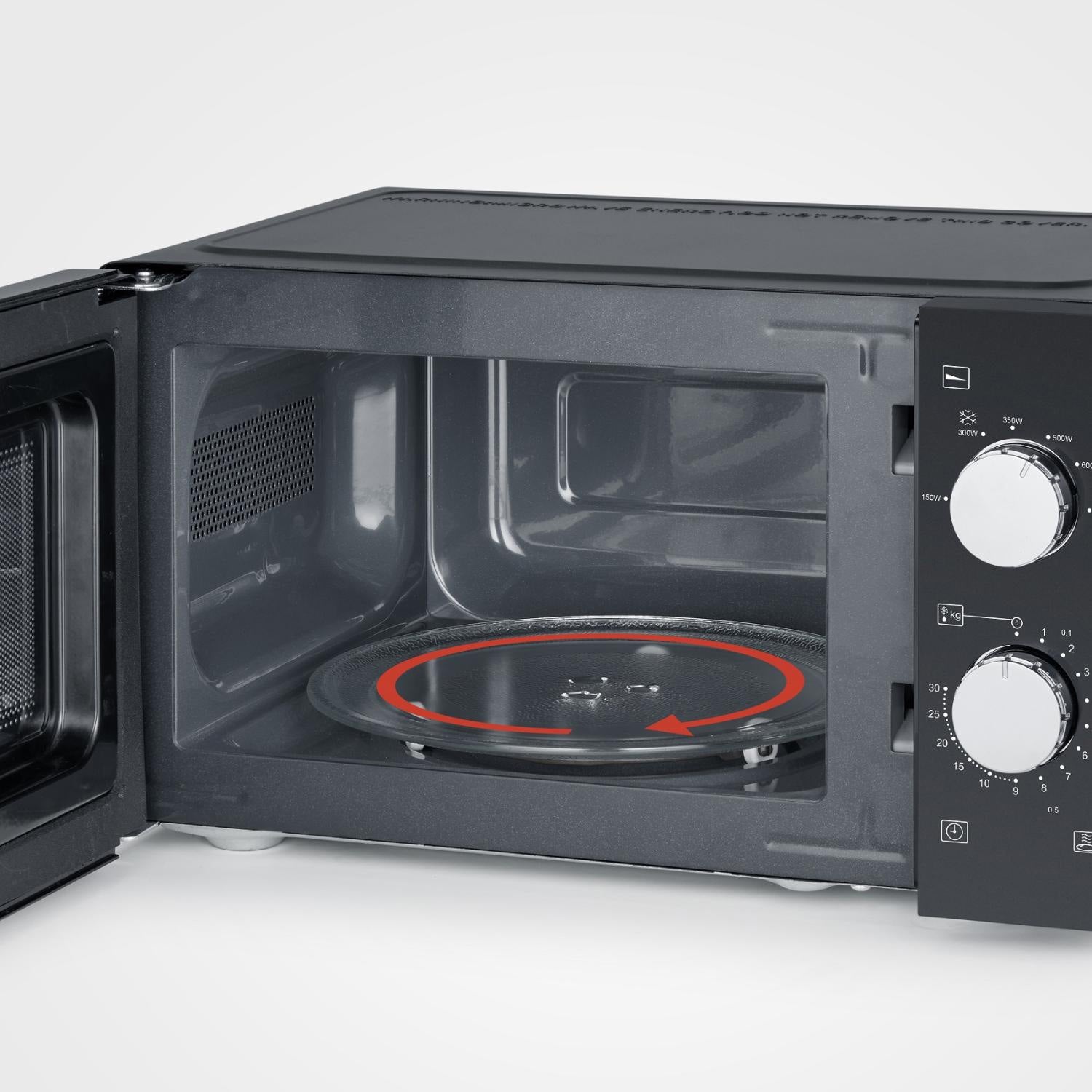 Microwave oven Black 700W 17 liters MW 7886