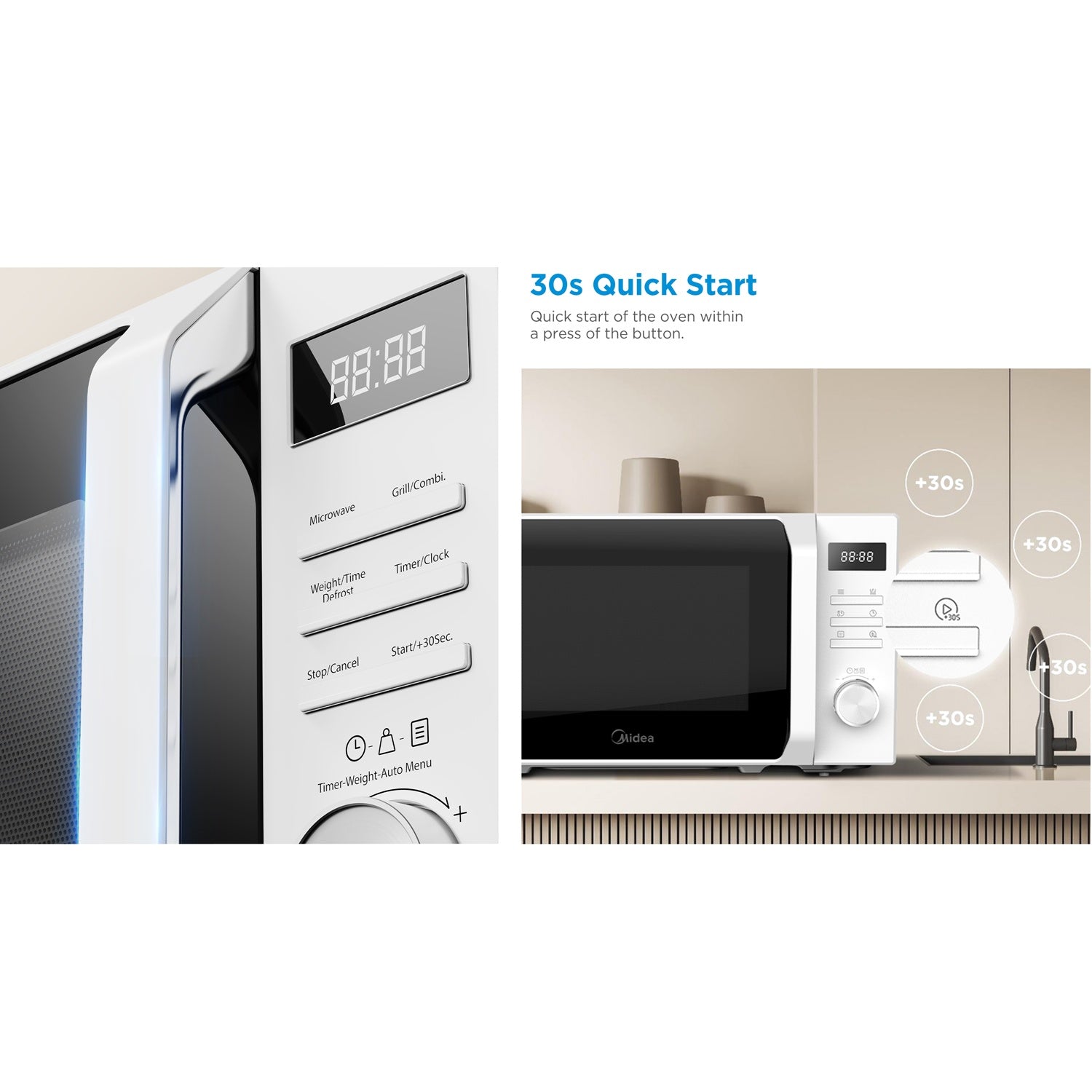 Microwave oven with Grill 20L 700/1000W
