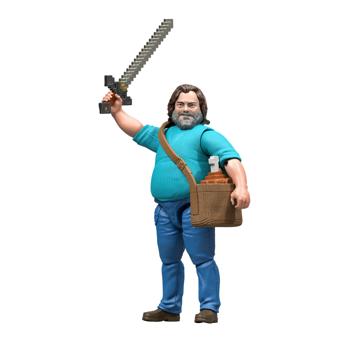 Minecraft Steve Action Figure, 10cm with Accessories