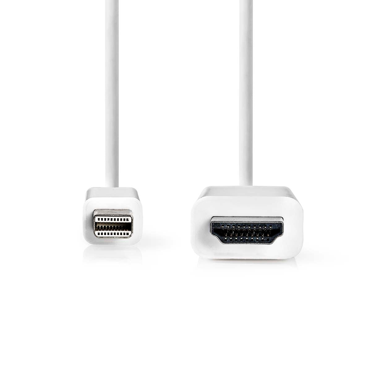 Mini Displayport Cable | DisplayPort 1.2 | Mini DisplayPort Male | HDMI™ Connector | 21.6 Gbps | Nickel Plated | 2.00 m | Round | PVC | White | Box