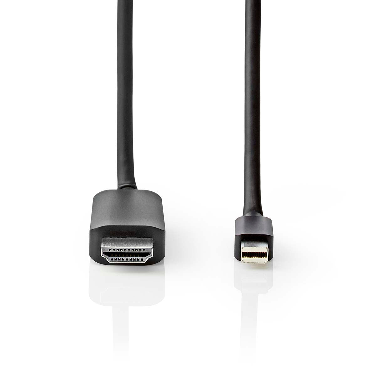 Mini Displayport Cable | DisplayPort 1.4 | Mini DisplayPort Male | HDMI™ Connector | 48 Gbps | Nickel Plated | 2.00 m | Round | PVC | Black | Blisters