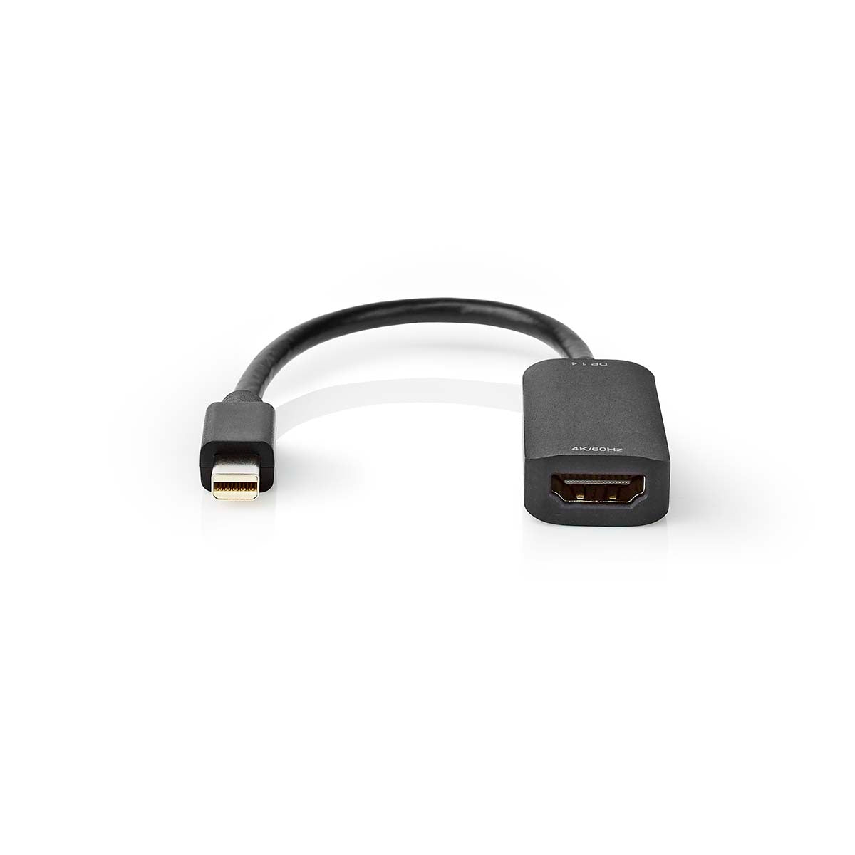 Mini Displayport Cable | DisplayPort 1.4 | Mini DisplayPort Male | HDMI™ Output | 48 Gbps | Nickel Plated | 0.20 m | Round | PVC | Black | Blisters