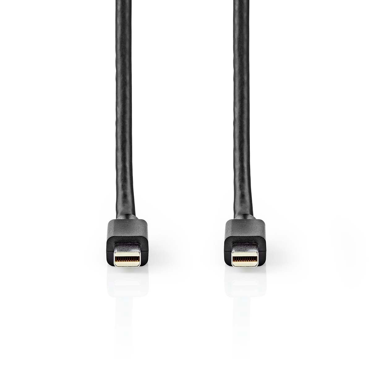 Mini Displayport Cable | DisplayPort 1.4 | Mini DisplayPort Male | Mini DisplayPort Male | 48 Gbps | Nickel Plated | 2.00 m | Round | PVC | Black | Plastic bag