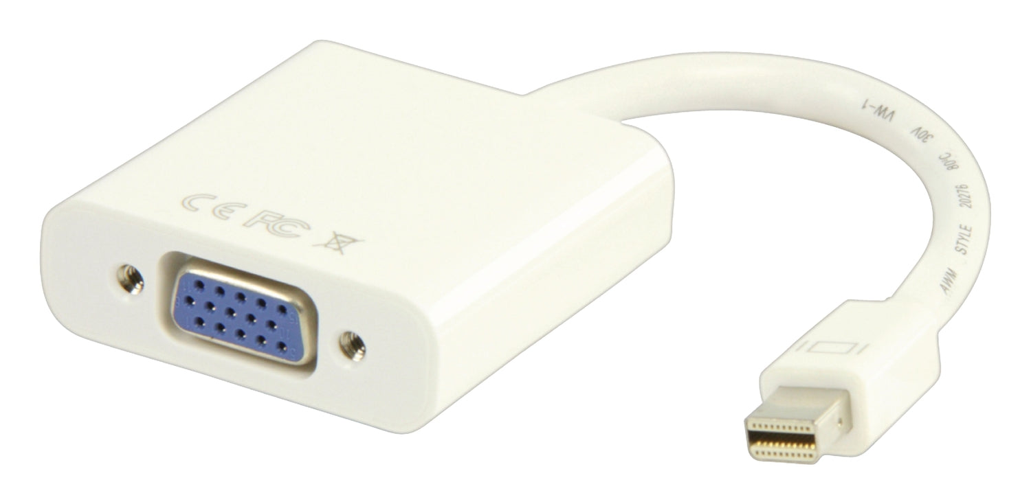 Mini Displayport Cable Mini DisplayPort Male - VGA Female 0.20 m White