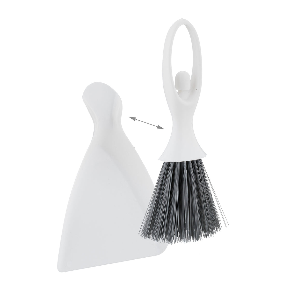 Mini Dustpan & Brush Set, 4-Pack, Compact Design