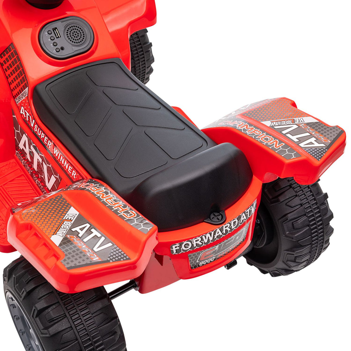Mini Electric Quad For Children 18-36 Months, Stroller With Front Light, Children'S Motorcycle Electric Quad, Pink