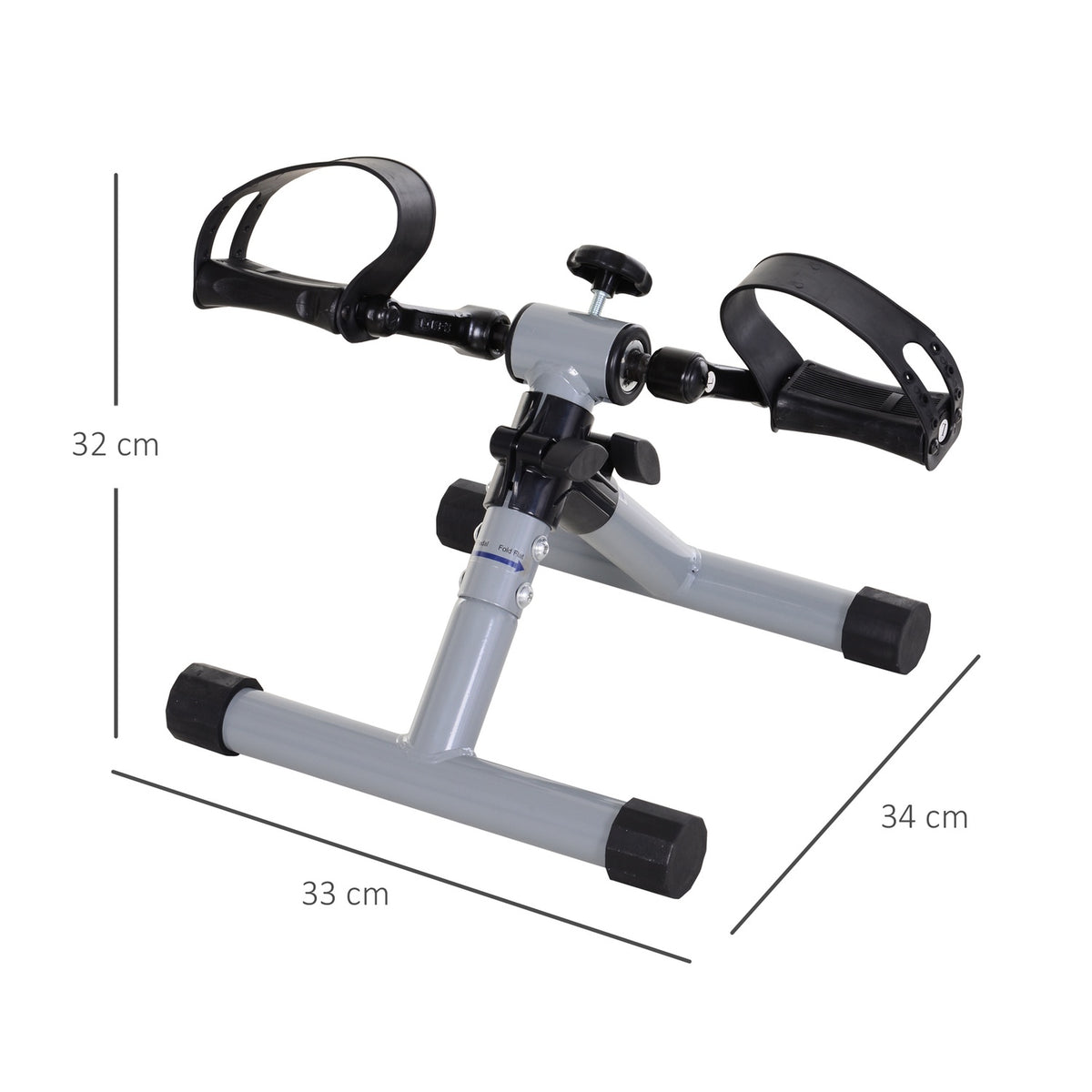 Mini Exercise Bike, Mini Bike Leg Trainer, Fitness Pedal Trainer, Arm Trainer, Foldable, Continuous Resistance, For Rehabilitation