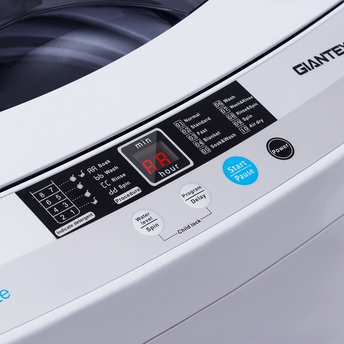 Mini Fully Automatic Washing Machine, 4.5 kg, LED, Pump