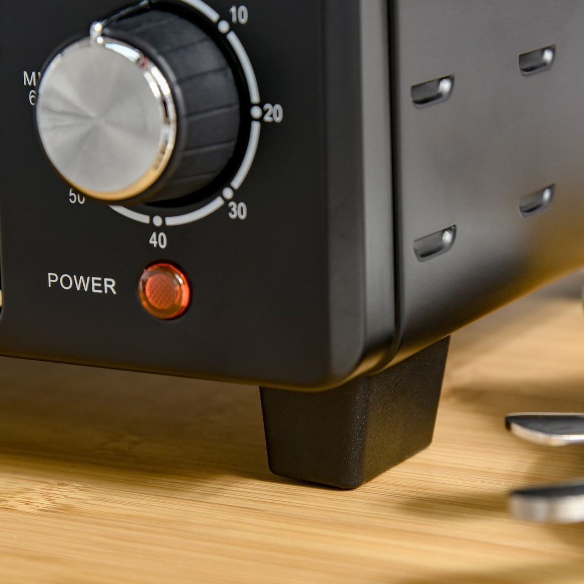 Mini Oven 21L, 3 Cooking Modes, 100°C-230°C, 1400W, Stainless Steel & Glass, Black+Silver, 46.4X38X28.5Cm