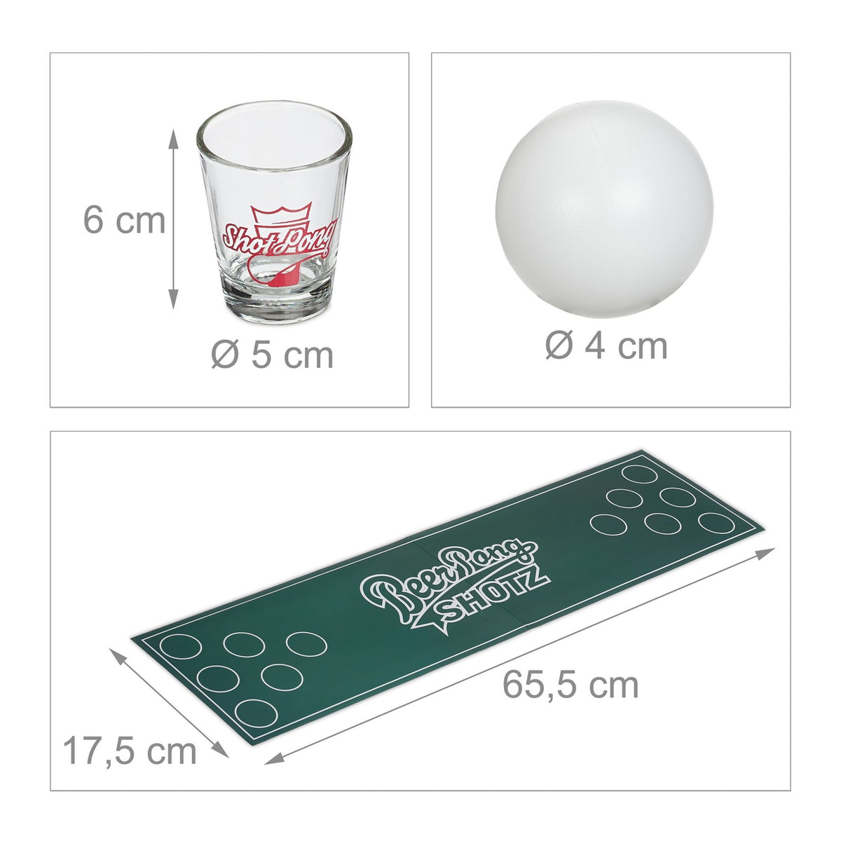 Mini beer pong
