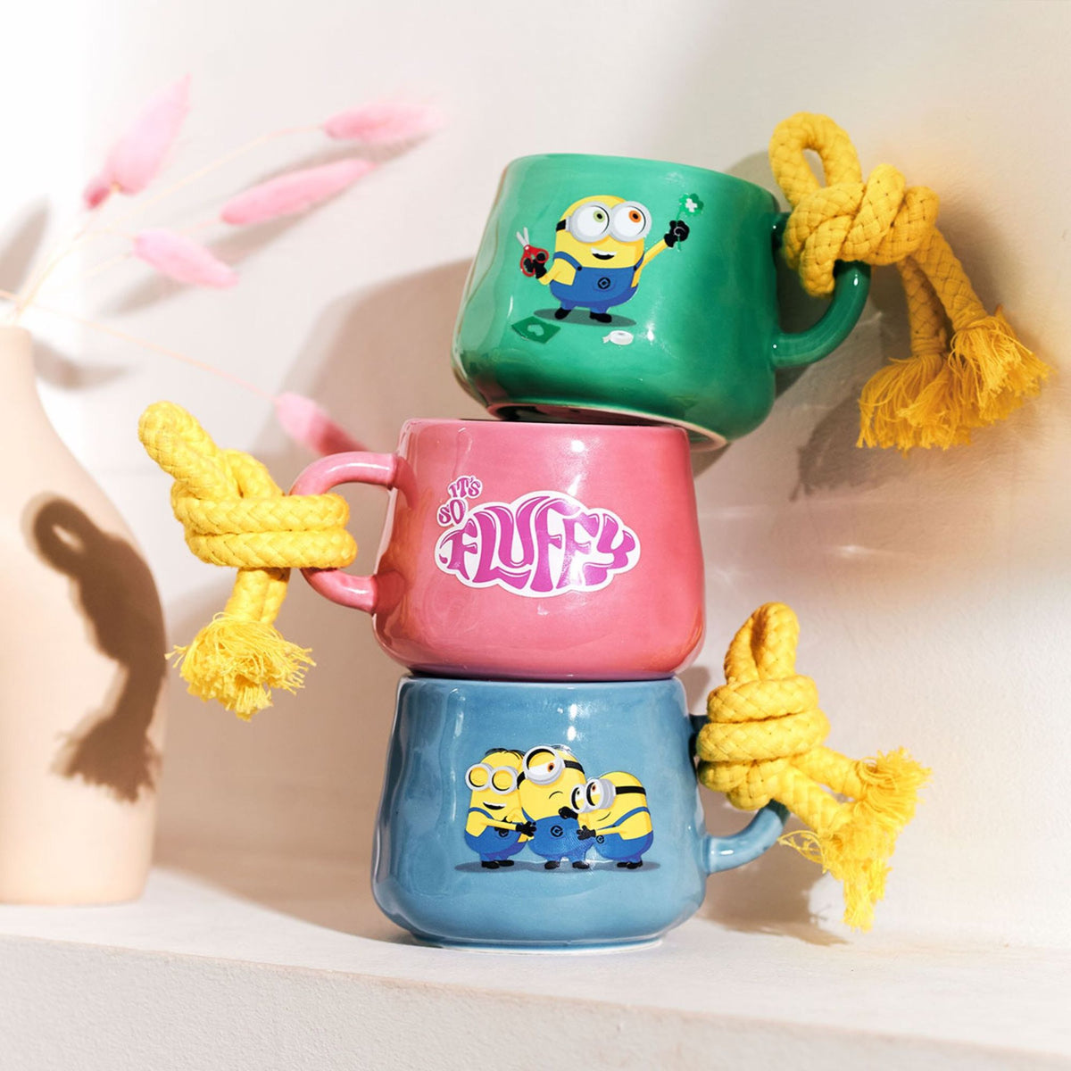 Minions Scented Candle in Ceramic Mug – Fruity Floral Aroma