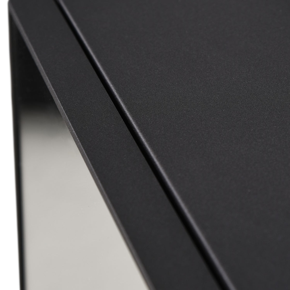 Mirror Cabinet Modern Wall Cabinet With Mirror & 3 Layers, Black, For Bathroom, 40X15X60 Cm