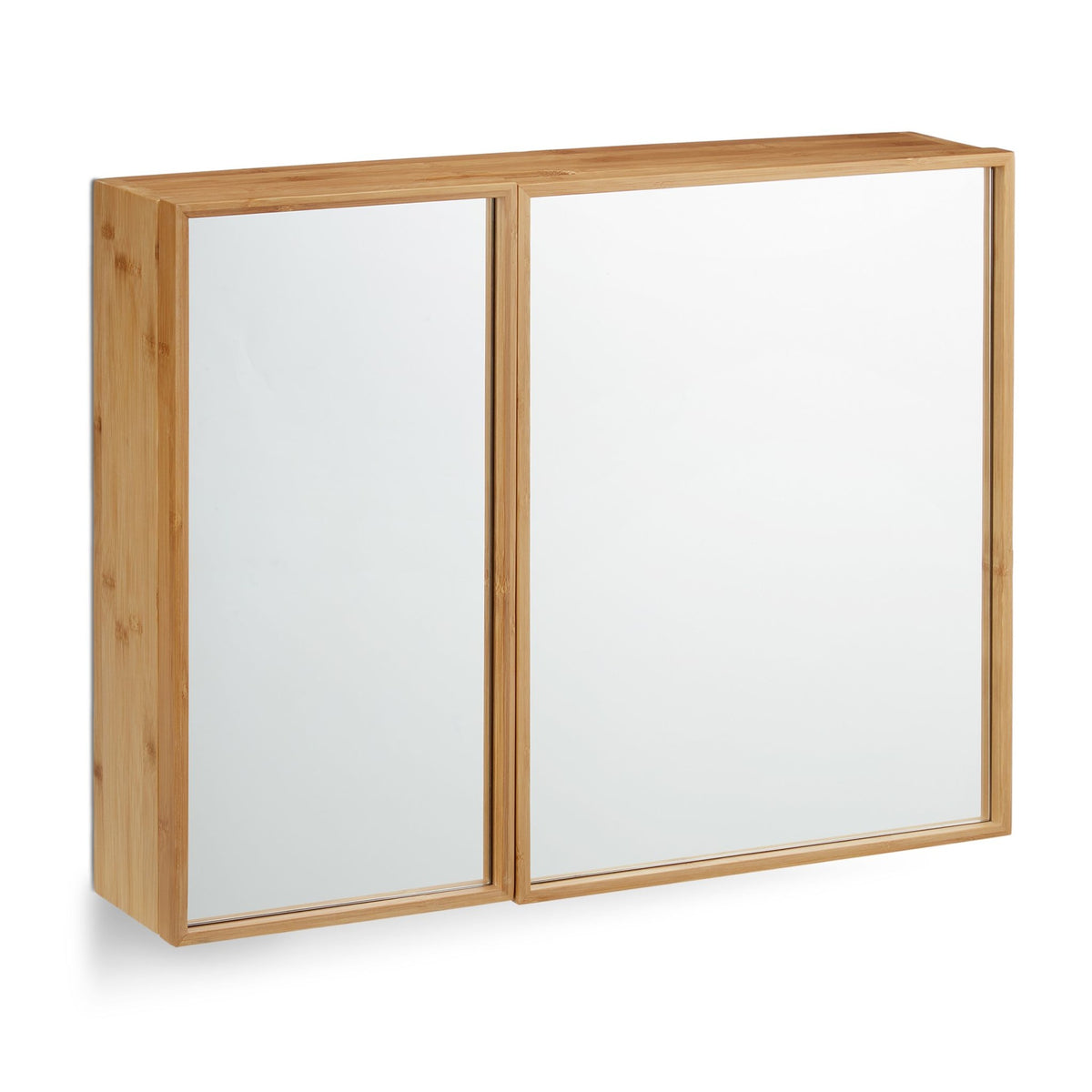 Mirror cabinet for bathroom with 2 doors