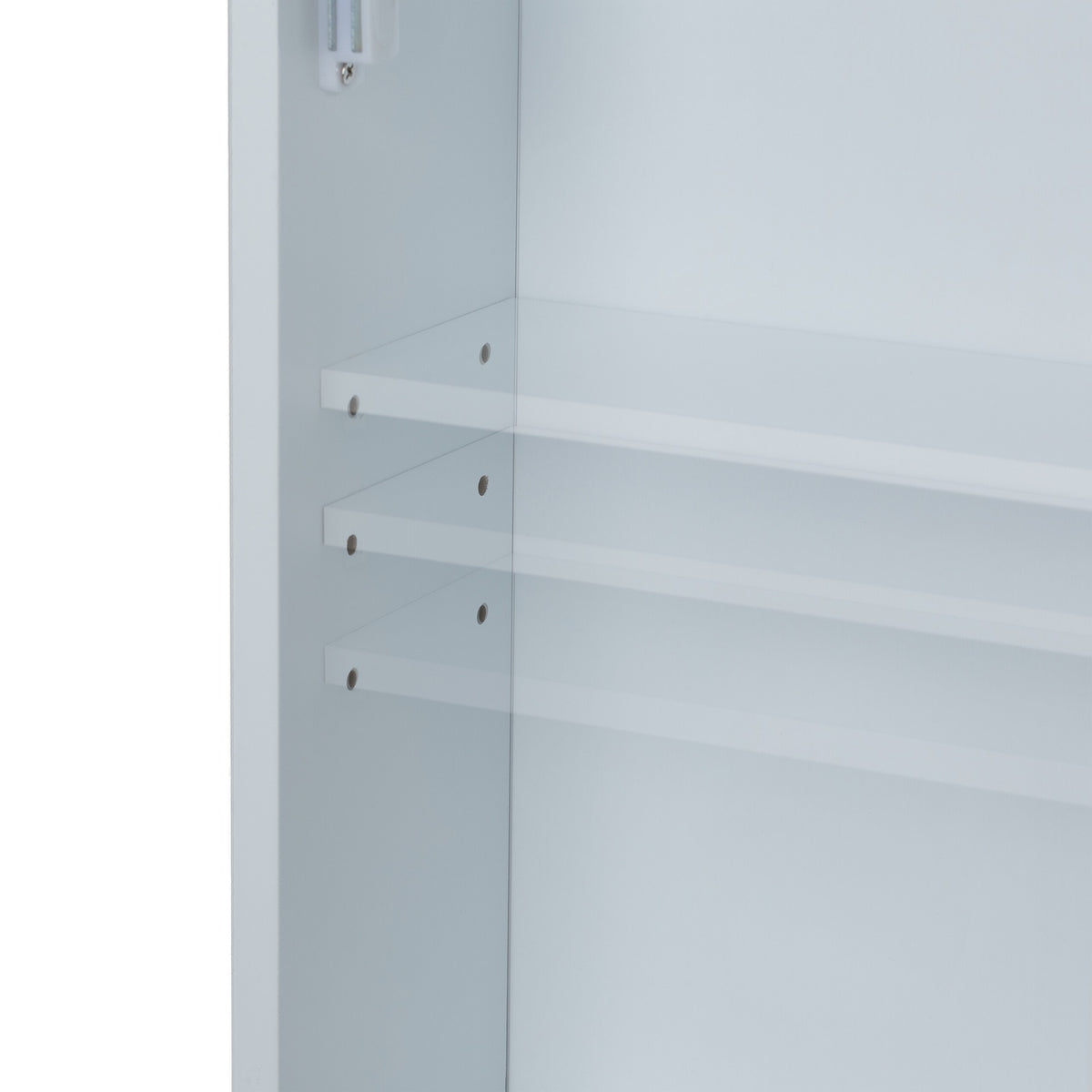 Mirror cabinet with towel holder