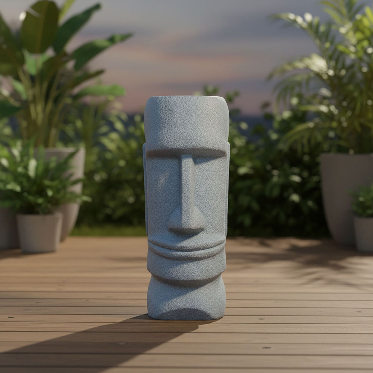 Moai Garden Statue XXL – Durable Resin, Weatherproof