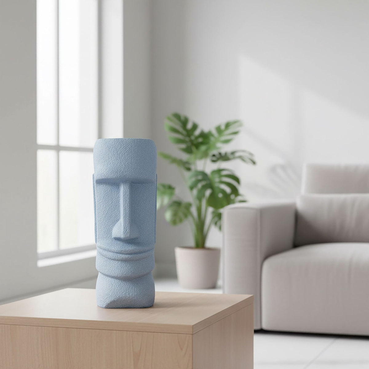 Moai Garden Statue XXL – Durable Resin, Weatherproof