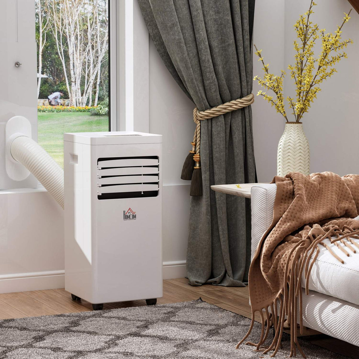 Mobile Air Conditioner 2.1 Kw 3-In-1 Air Conditioner Cooling Dehumidification And Ventilation 12-18㎡ 24H Timer With Remote Control 2 Speed Levels
