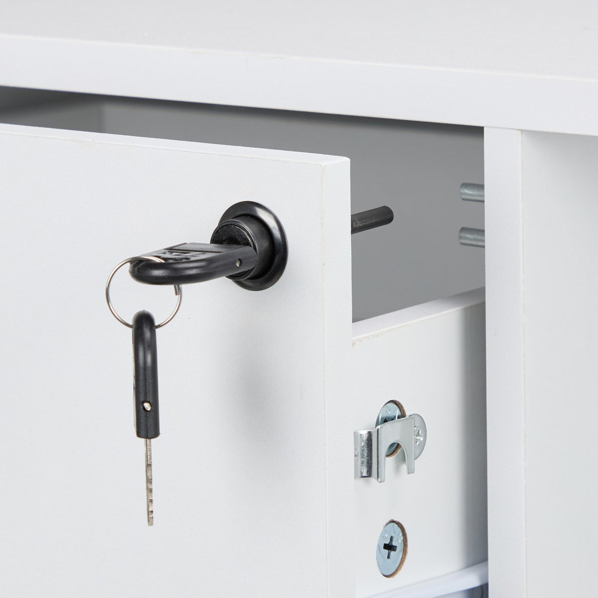 Mobile File Cabinet with 3 Drawers and File Storage