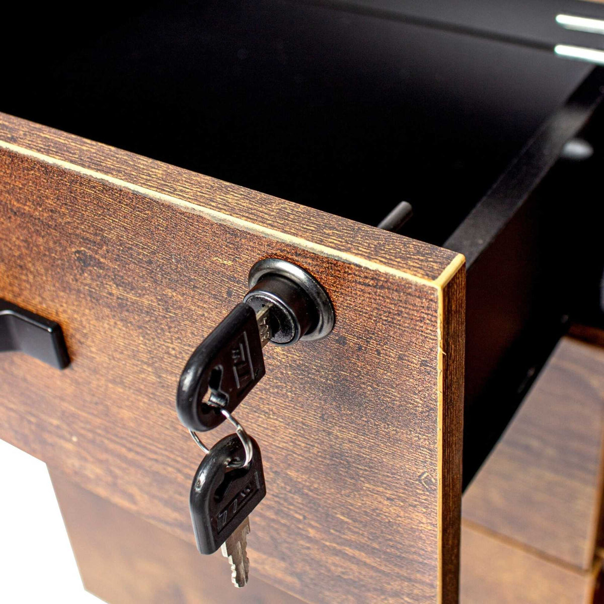 Mobile File Cabinet with 3 Drawers and Wheels