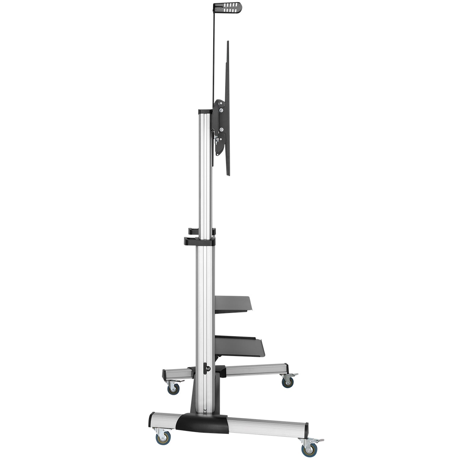 Mobile TV Stand with Wheels, 60-100"", 100kg Capacity