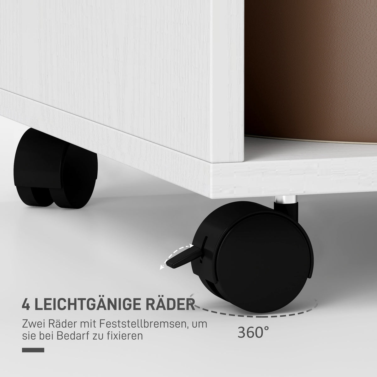 Mobile Wardrobe Wardrobe Cabinet with Shelf 4 Swivel Wheels for Living Room Bedroom Aluminum Alloy 60 x 40 x 127 cm White