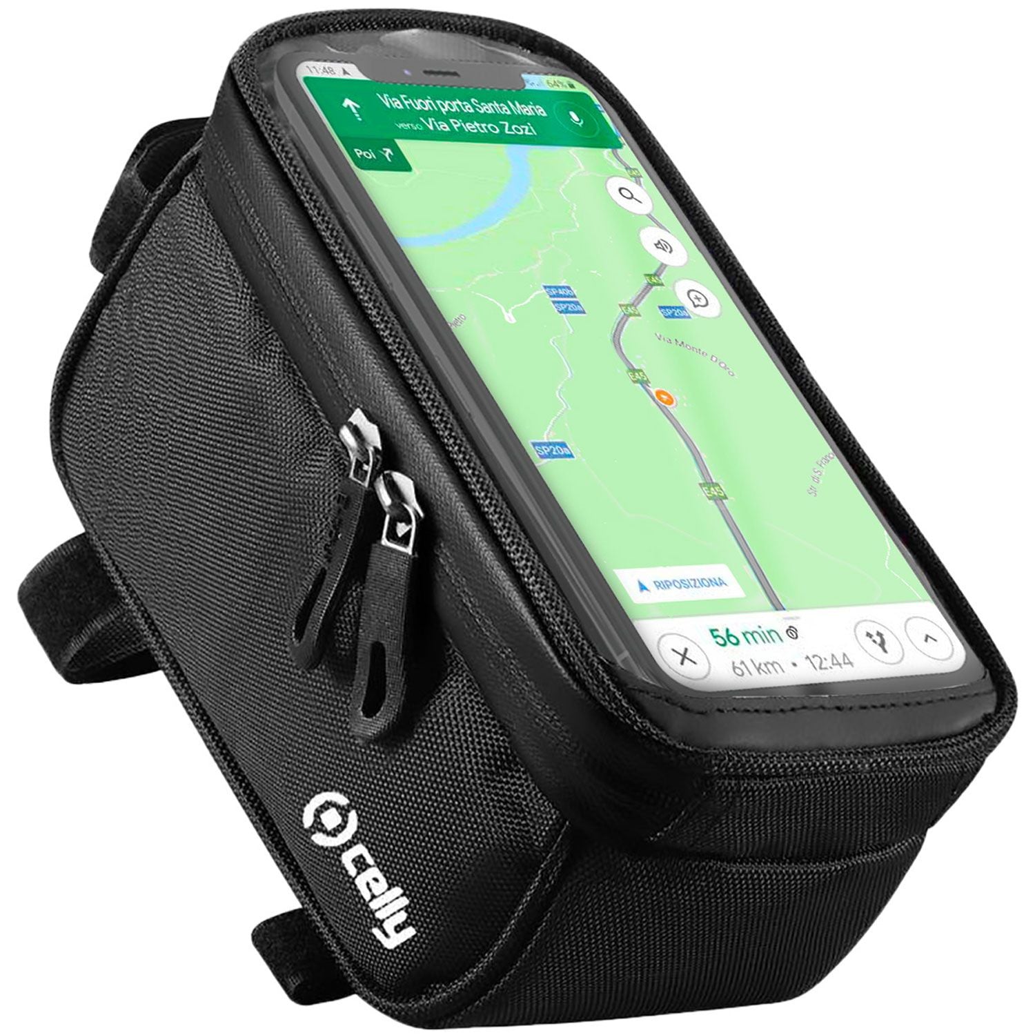 Mobile holder/Waterproof bag for bicycle IP64