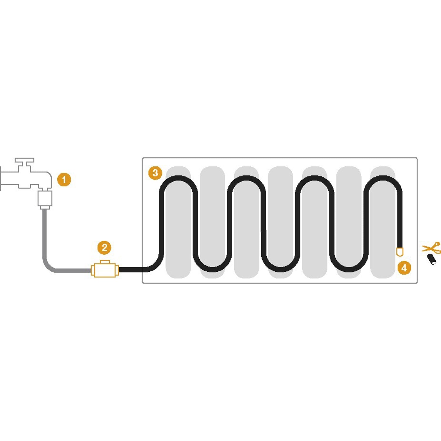 Moisture hose 15m