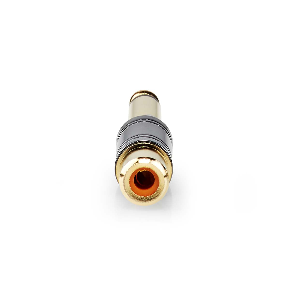 Mono Audio Adapter | 6.35 mm Male | RCA Female | Gold Plated | Straight | Metal | Metal | 1 pc. | Box