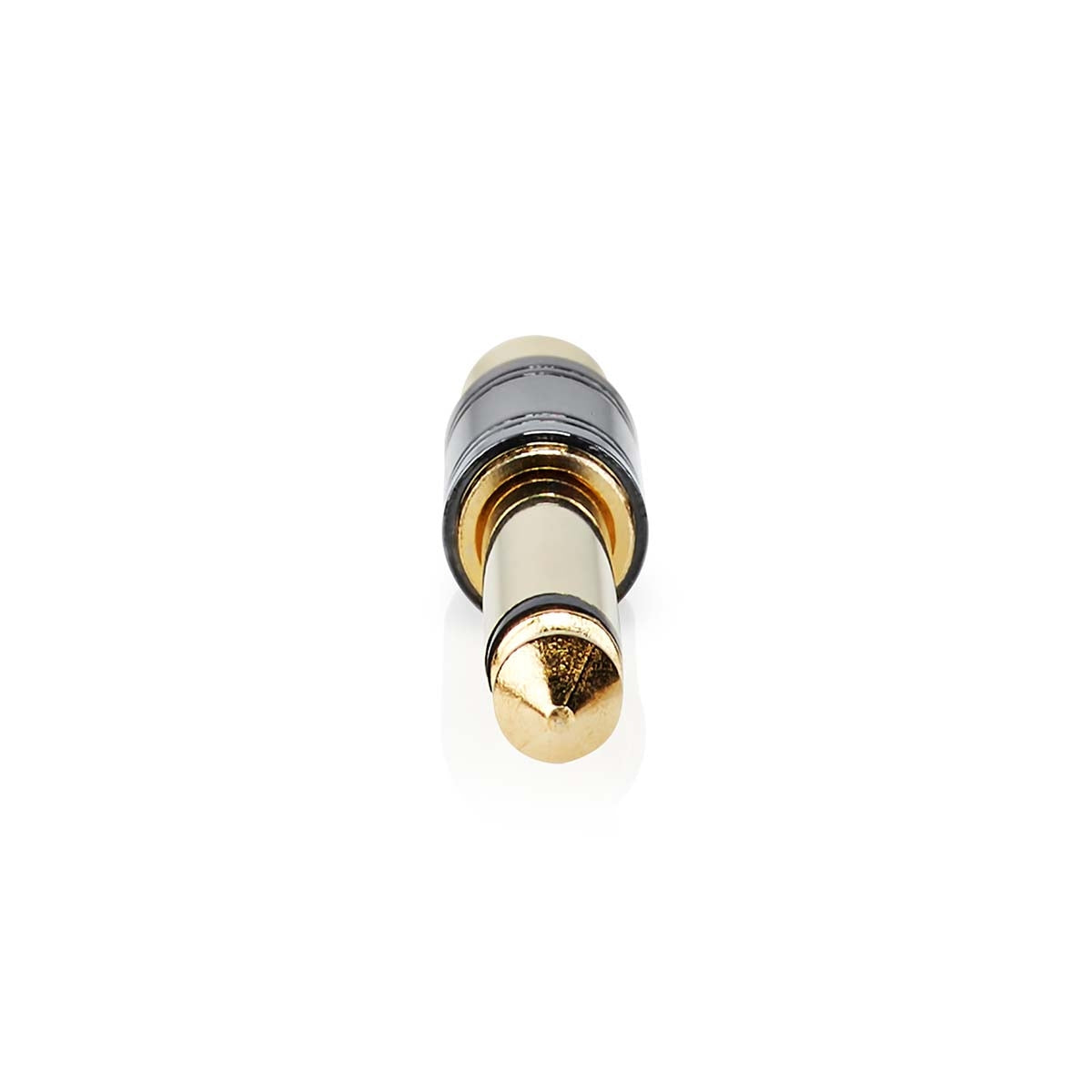 Mono Audio Adapter | 6.35 mm Male | RCA Female | Gold Plated | Straight | Metal | Metal | 1 pc. | Box