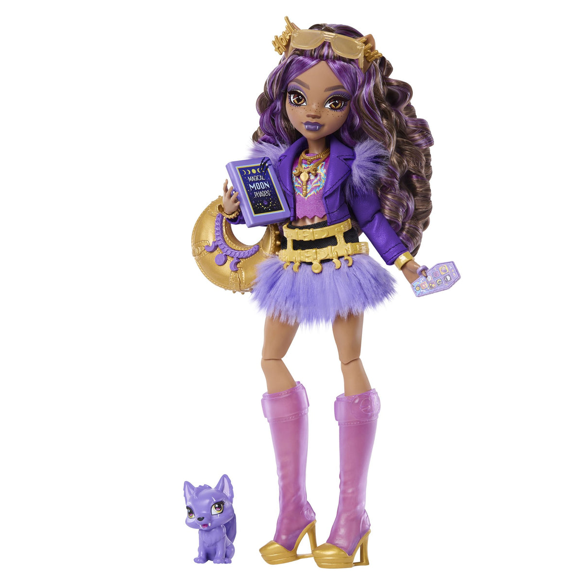 Monster High Clawdeen Doll with Pet Fox & Accessories