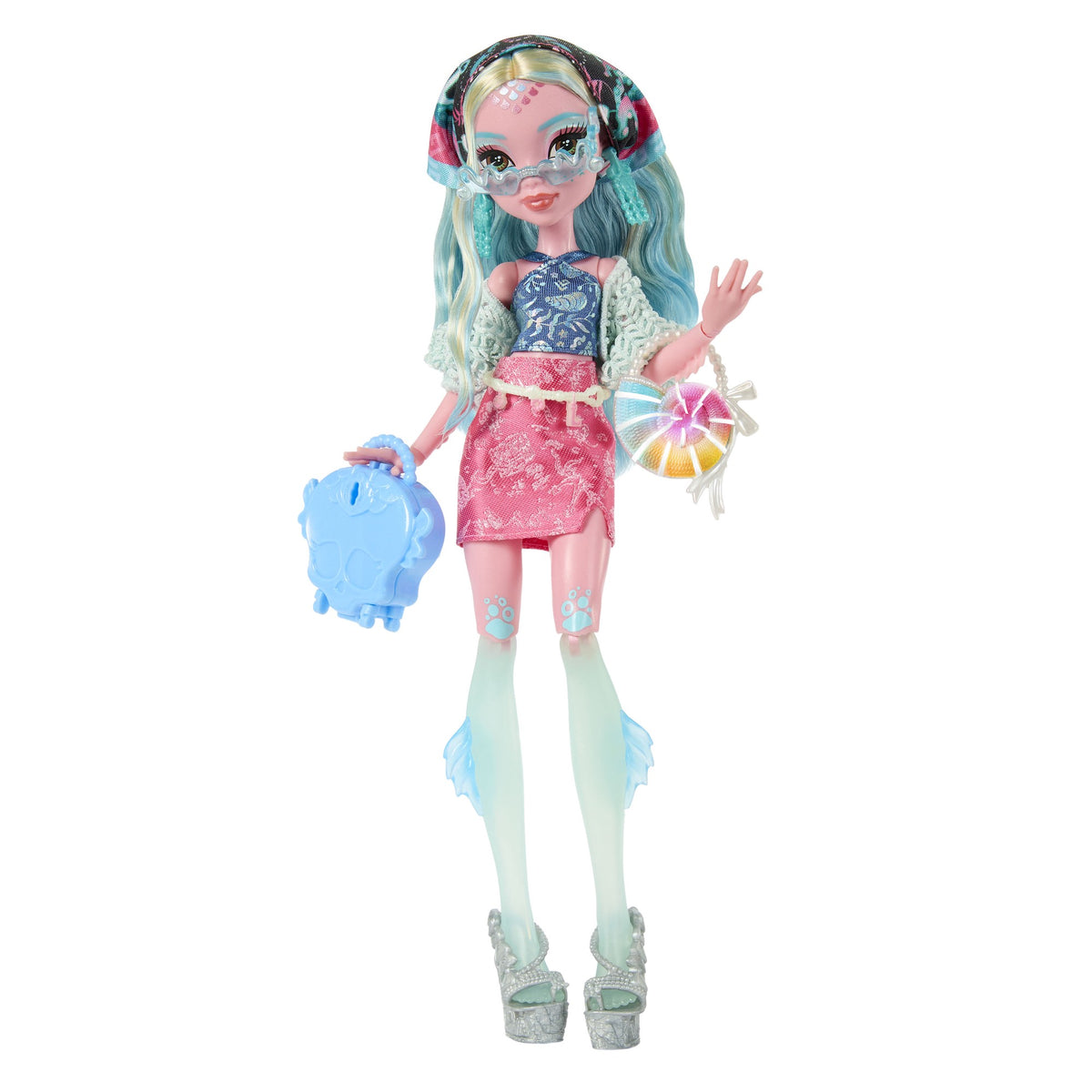 Monster High Lagoona Doll Set with Outfits & Accessories