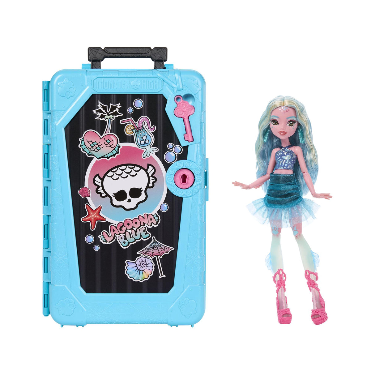 Monster High Lagoona Doll Set with Outfits & Accessories