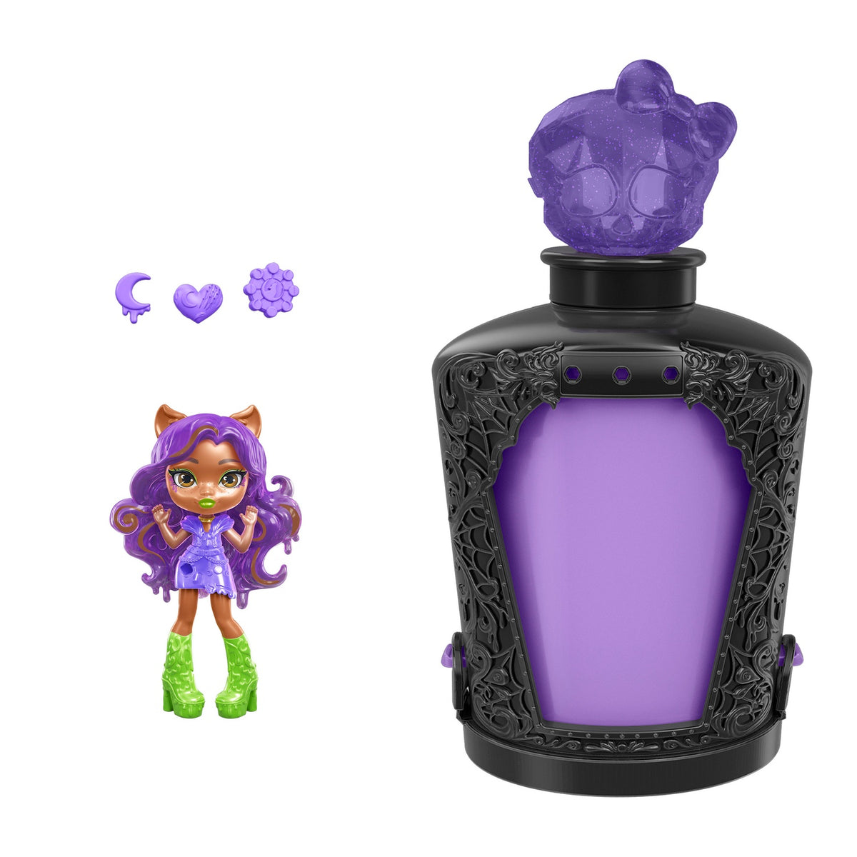 Monster High Potion Bottle with Mini Doll and Charms