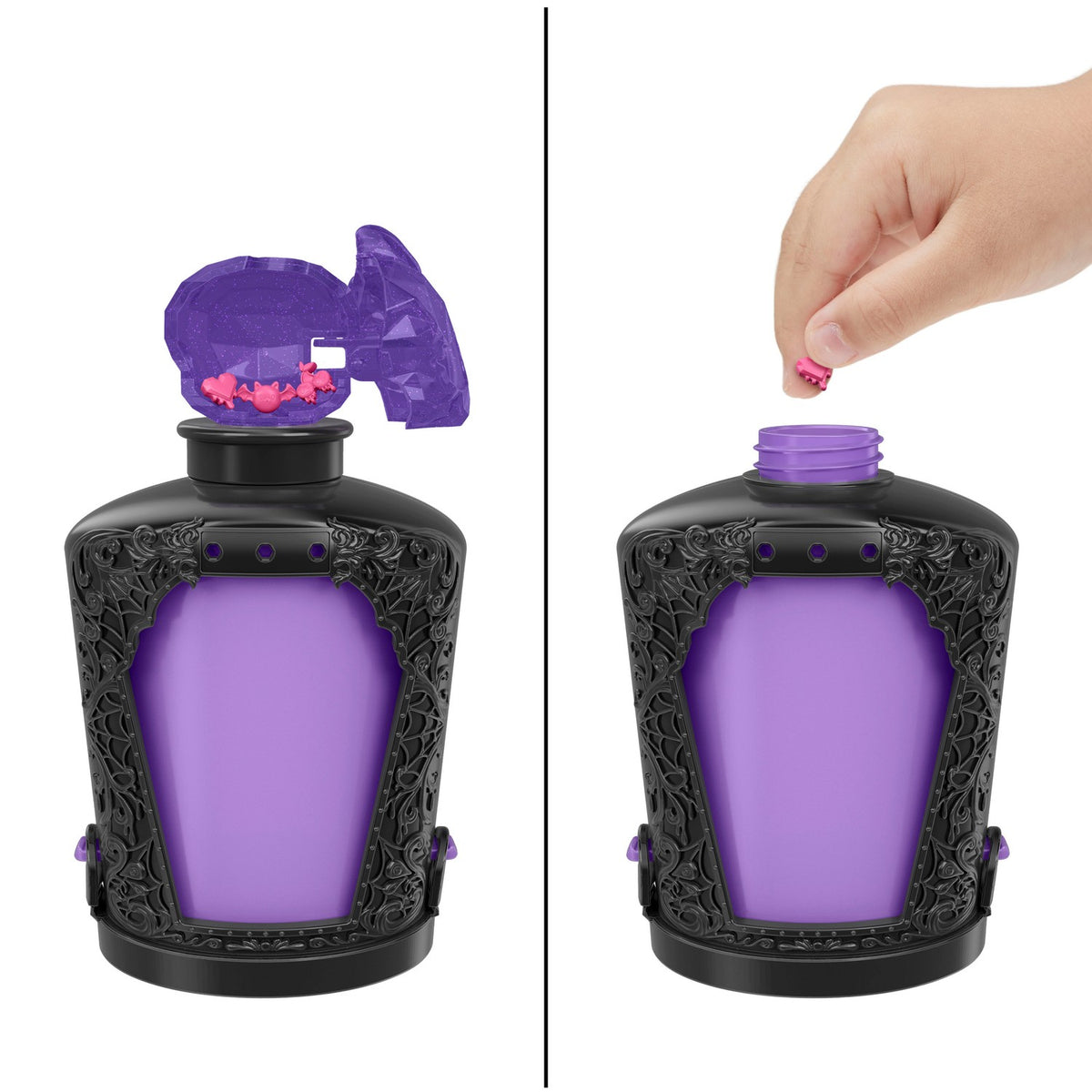 Monster High Potion Bottle with Mini Doll and Charms