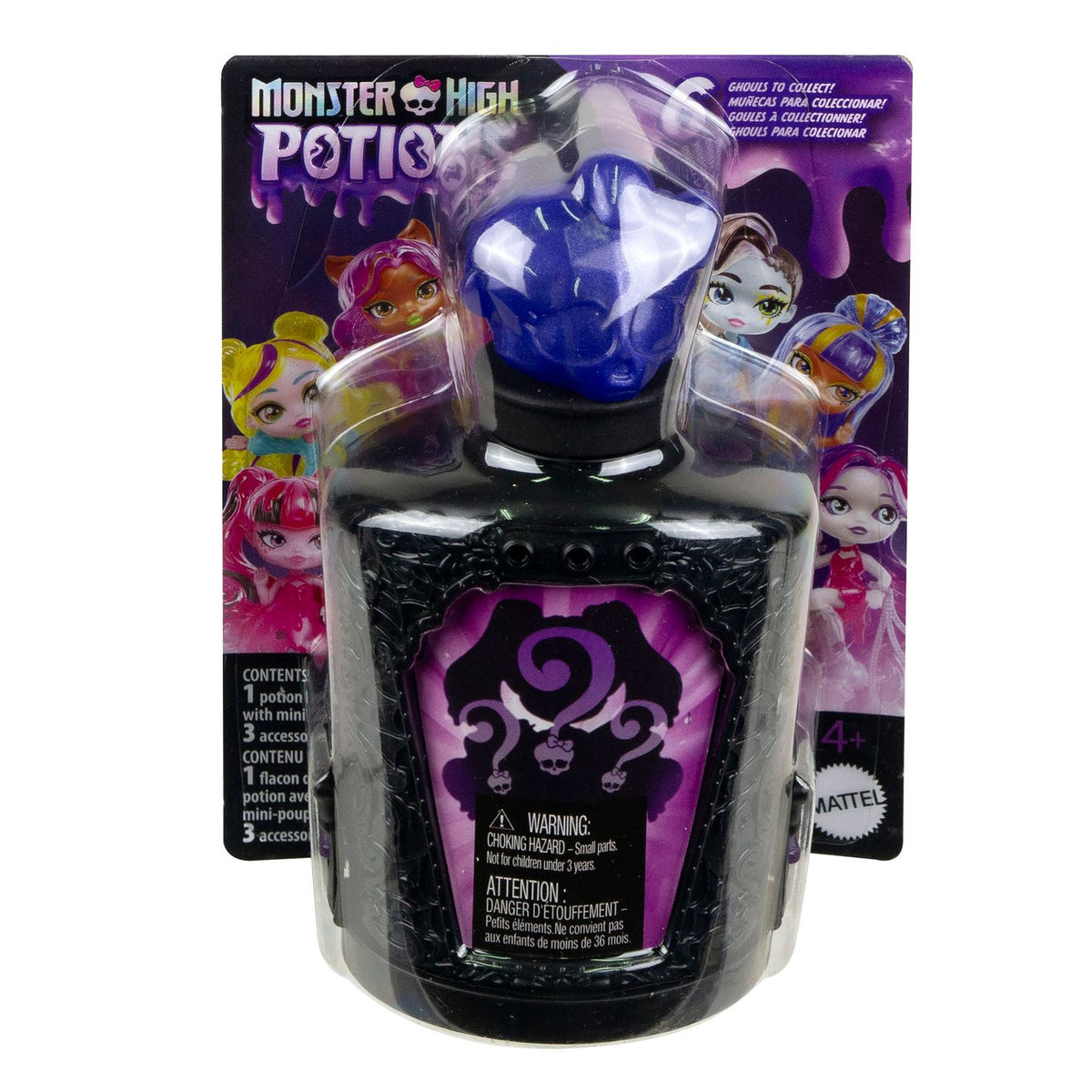 Monster High Potion Bottle with Mini Doll and Charms