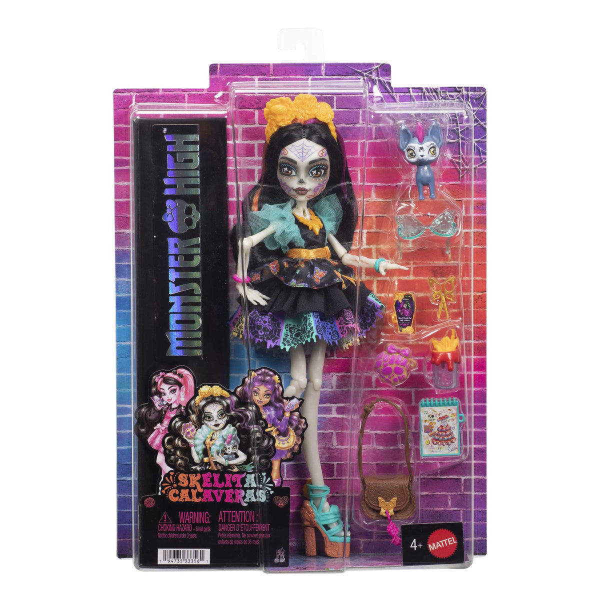 Monster High Skelita Doll with Xolo Dog & Accessories