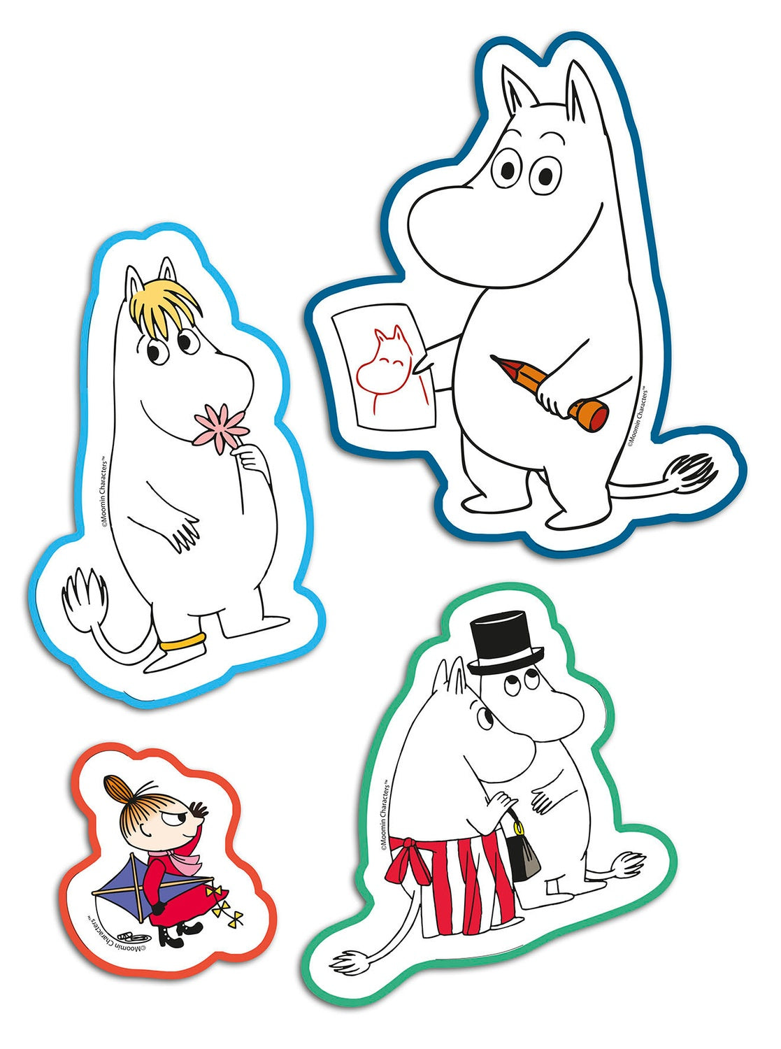 Moomin Themed Toddler Puzzle Set, 4 Levels, Ages 2+