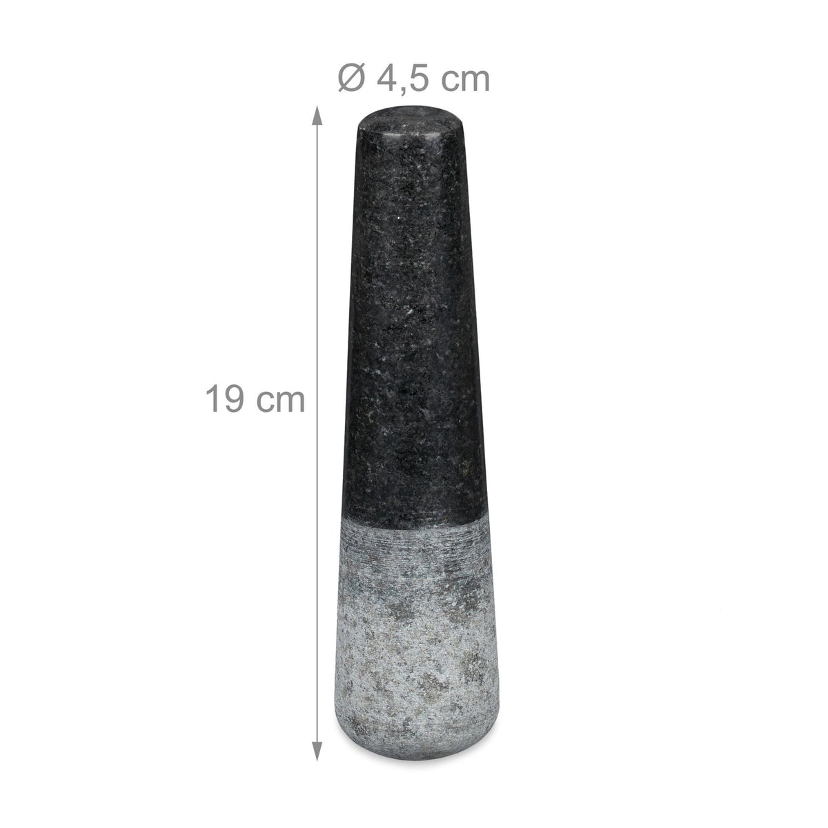 Mortar granite with impact