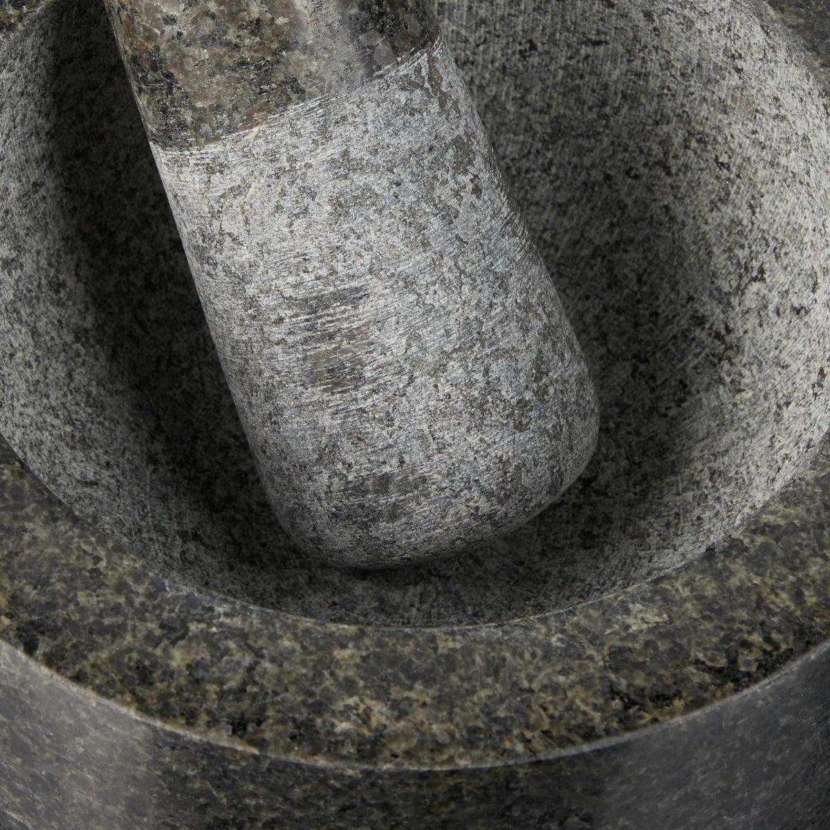 Mortar granite with impact